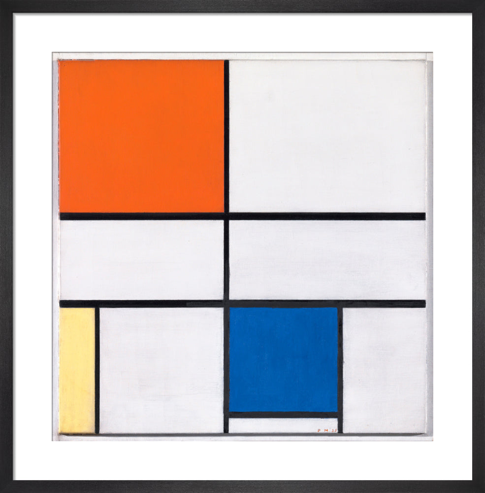 Composition C (No.III) With Red Yellow And Blue 1935 - Piet Mondrian Print