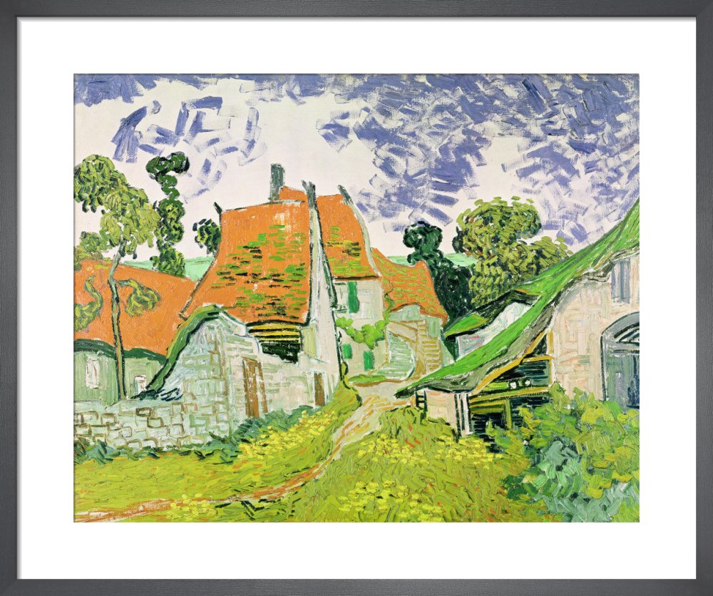 Street in Auvers-sur-Oise 1890 - Vincent Van Gogh Print