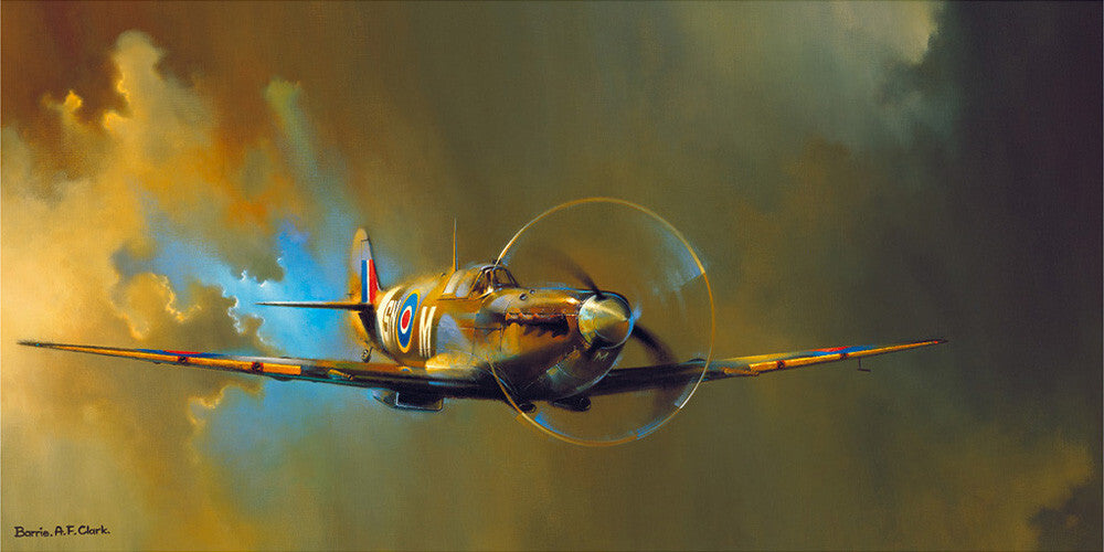 Spitfire - Barrie Clark Print - Framed Art UK